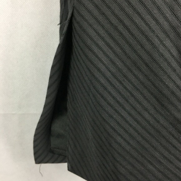 DS‎ Lab Skirt Womens Sz 10 Cotton Stretch Gray Stripe Pencil Lined - Picture 7 of 7